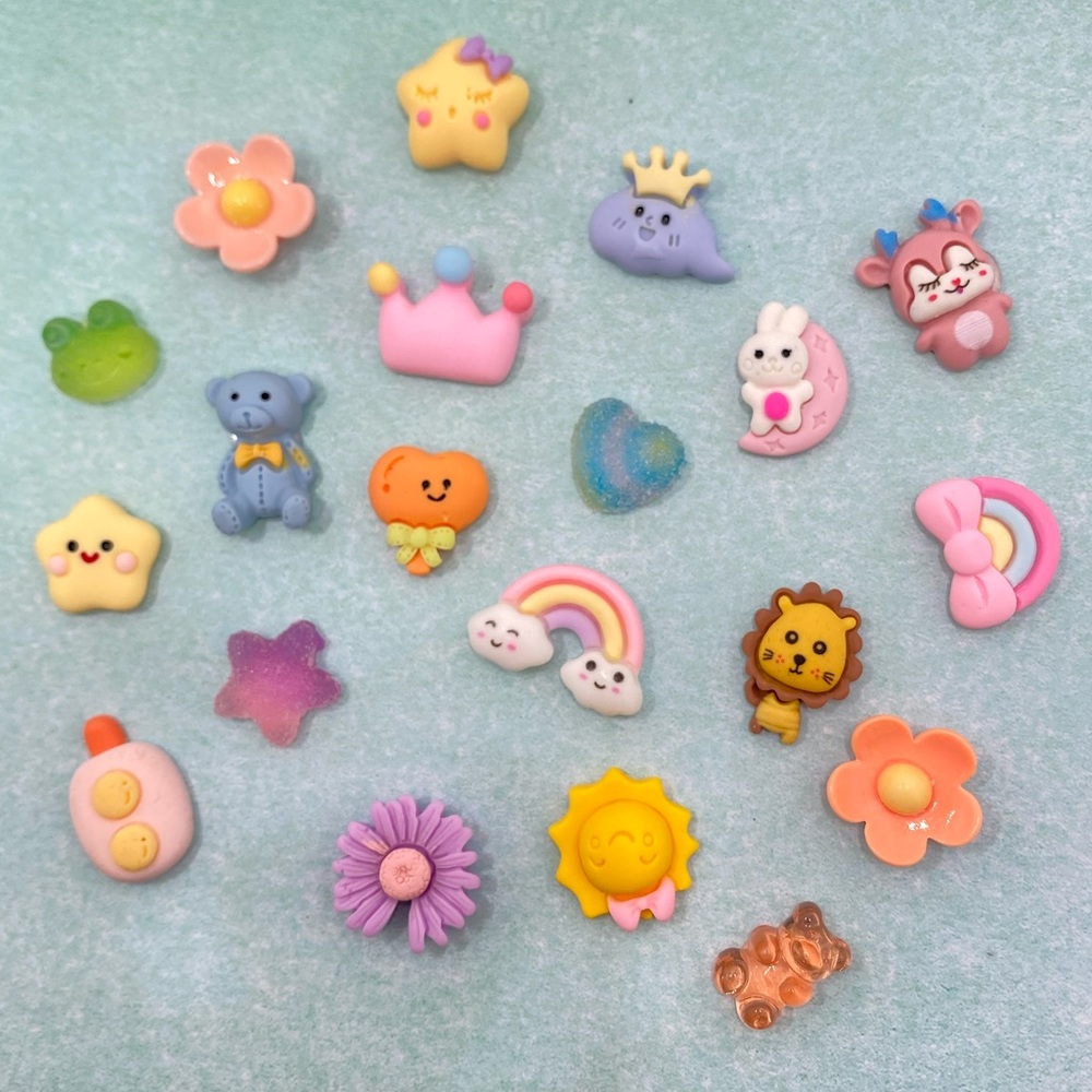 20pcs- Cartoon Kawaii 3D Stickers, Bottle/Phone/Refrigerator/laptop stickers